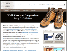 Tablet Screenshot of gregorwriting.com